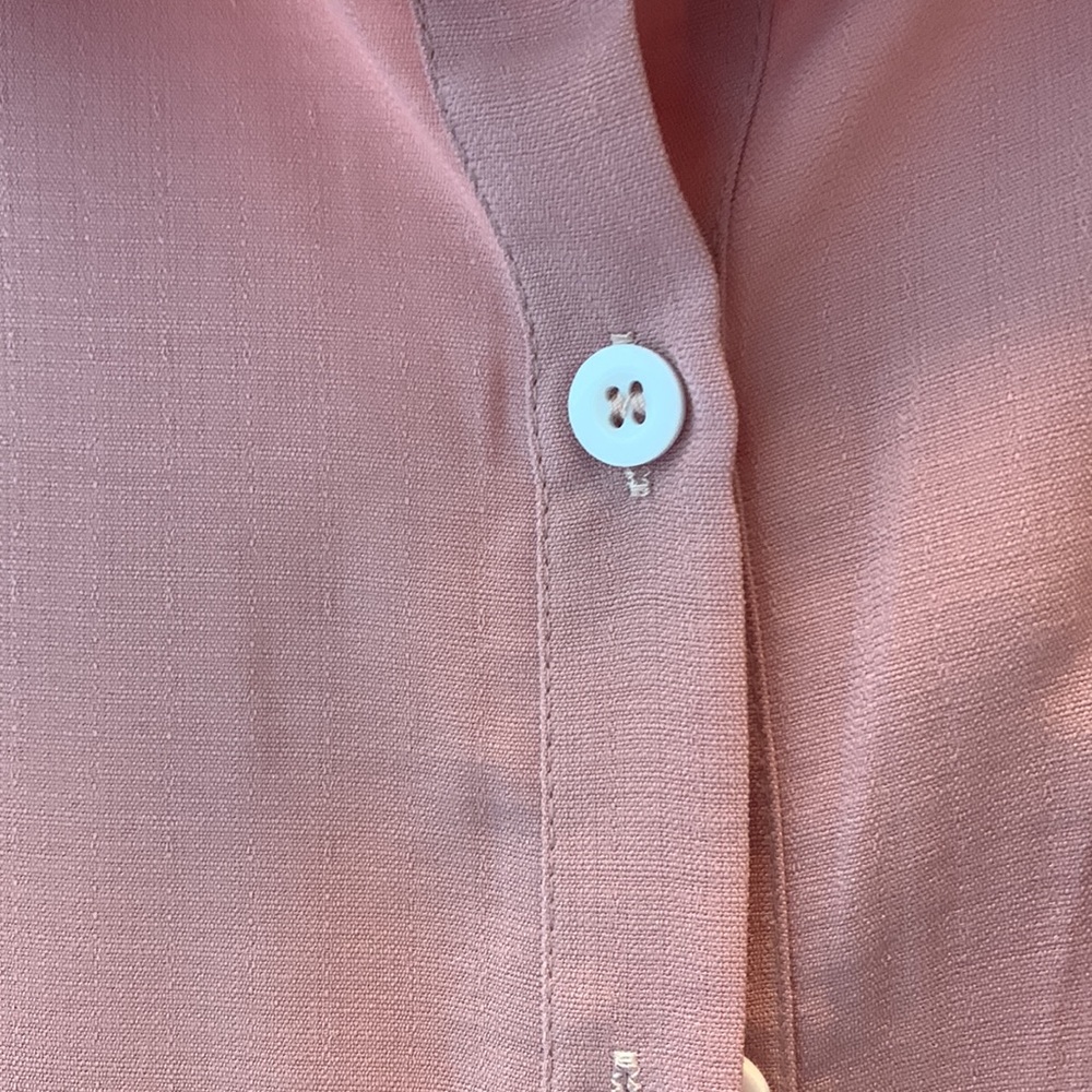 Emery Rose, dusty, rose, large, short sleeve blouse - Picture 5 of 8